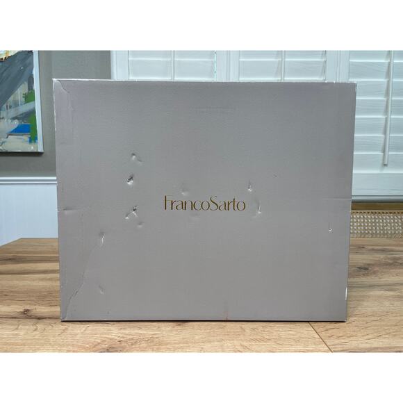 Franco Sarto Avana Mid-Calf Boots Cashmere Faux Leather Size 7.5 NIB Pointed Toe - Picture 12 of 13